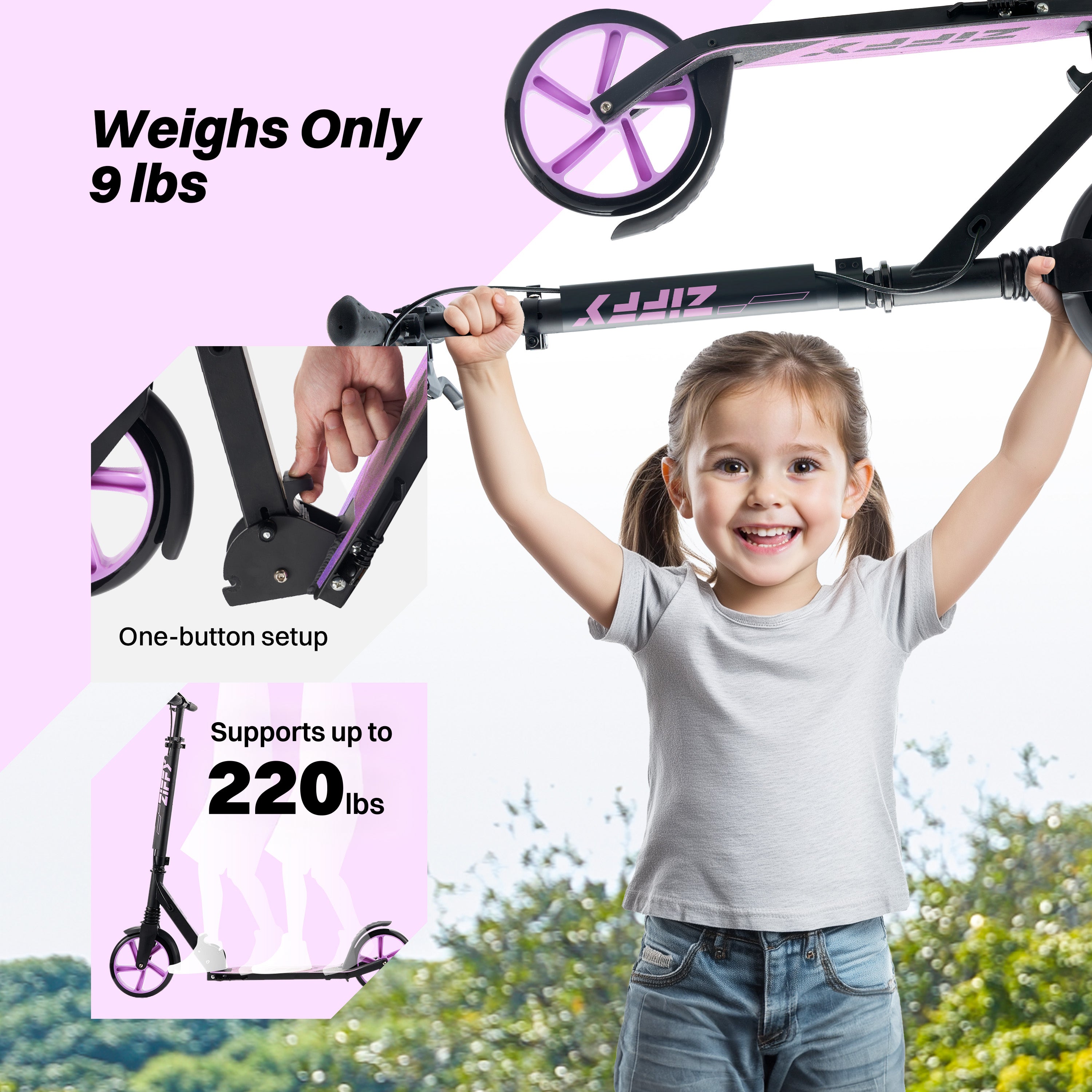 ZIFFY Big Kids Scooter