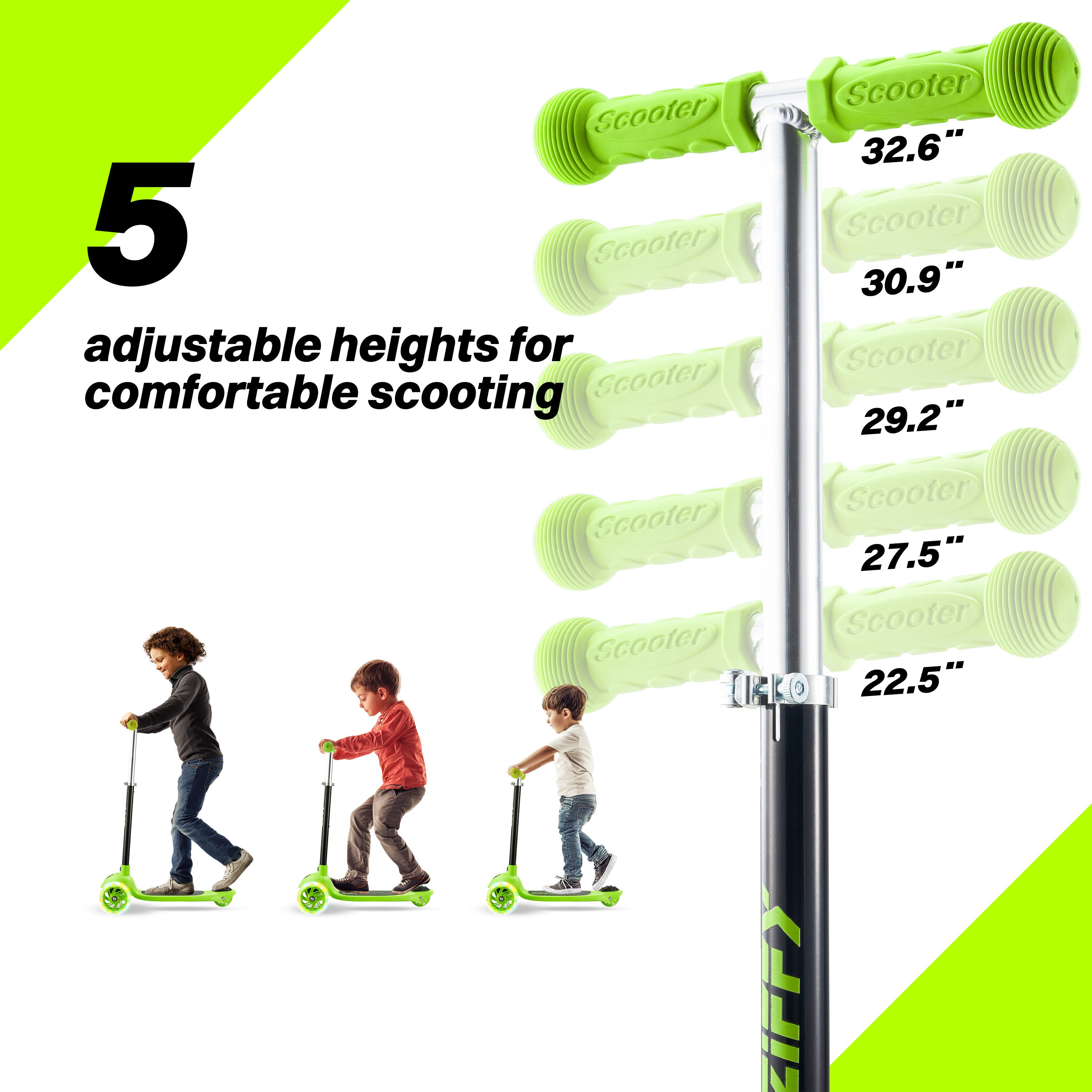 ZIFFY 3-Wheels Kick Scooter