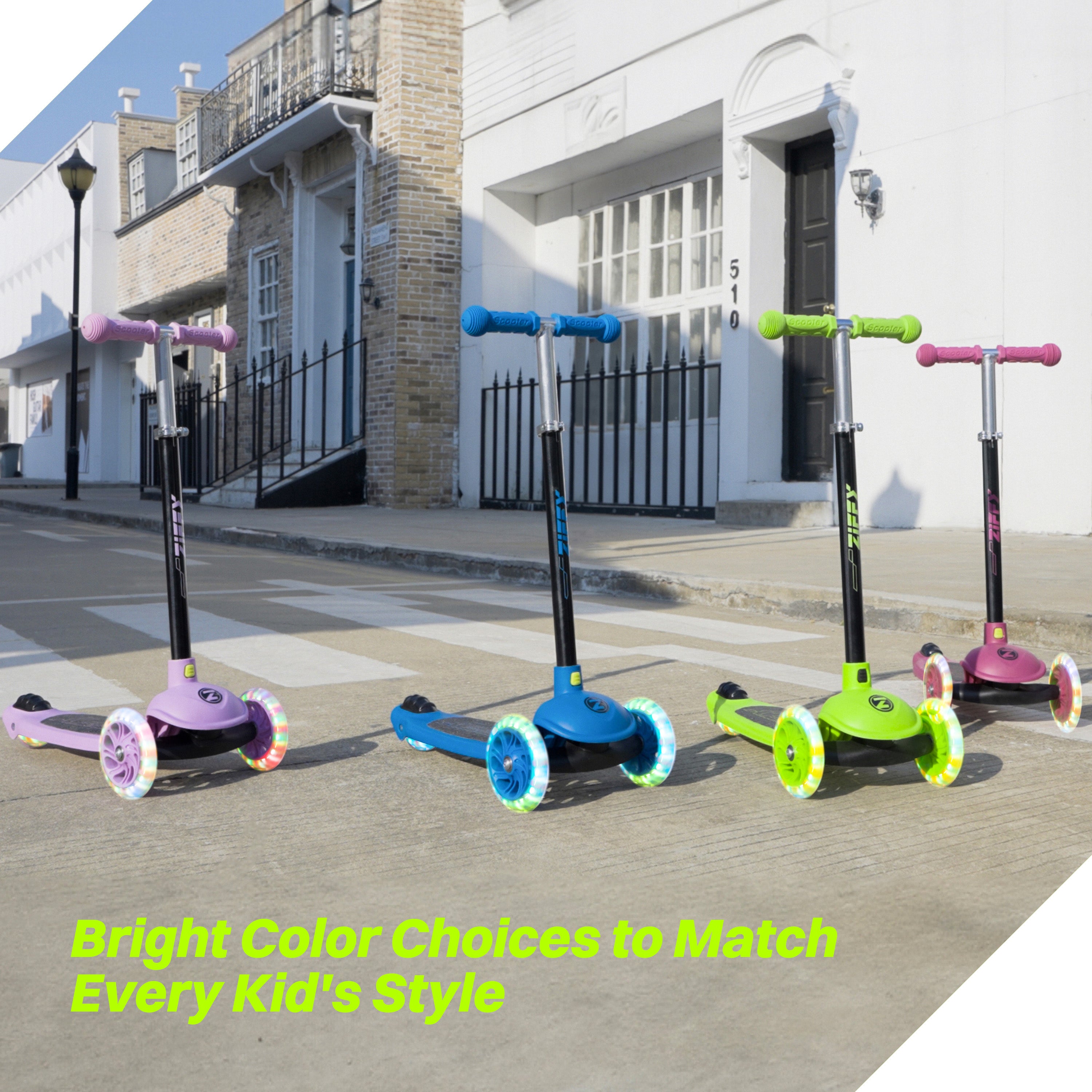 ZIFFY 3-Wheels Kick Scooter