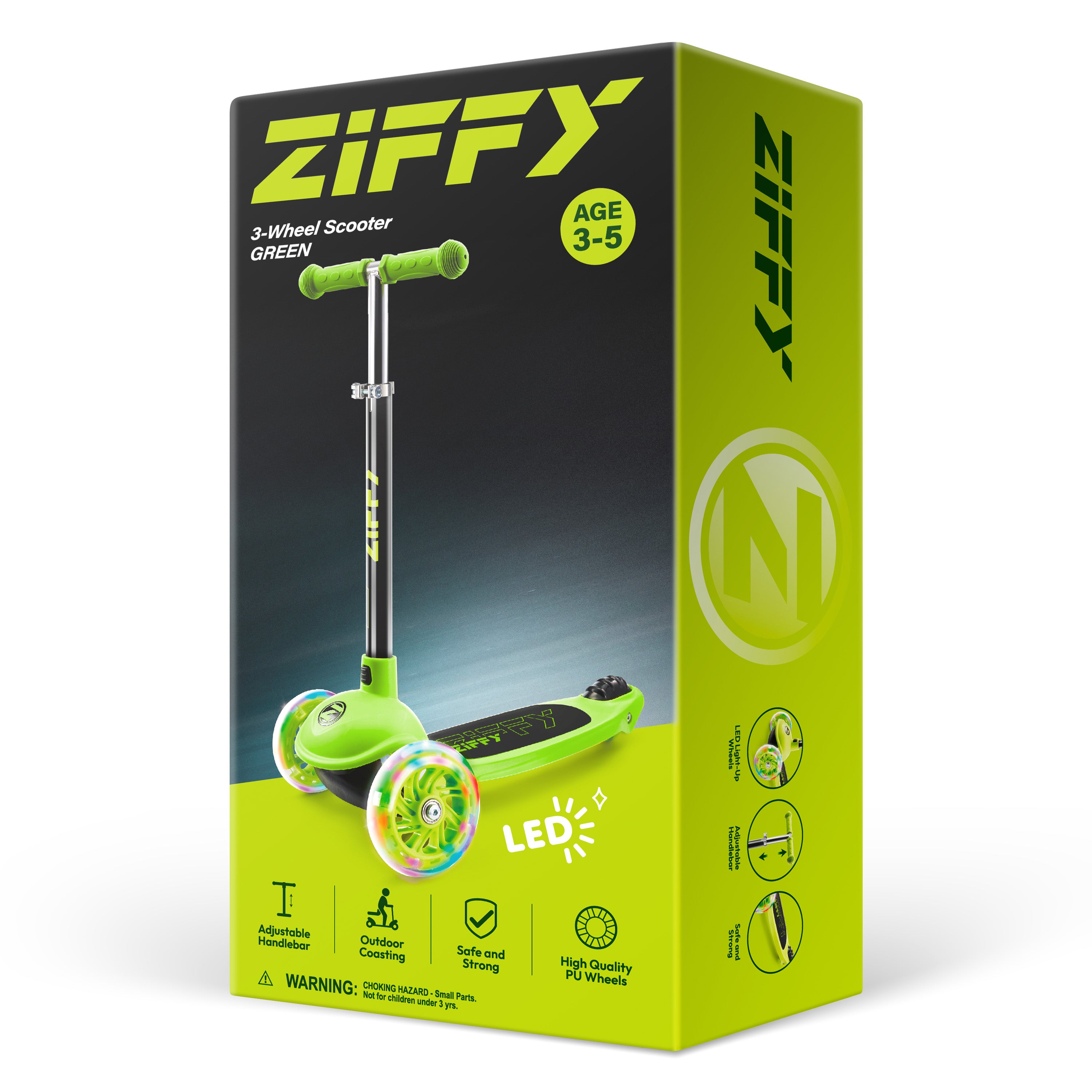 ZIFFY 3-Wheels Kick Scooter