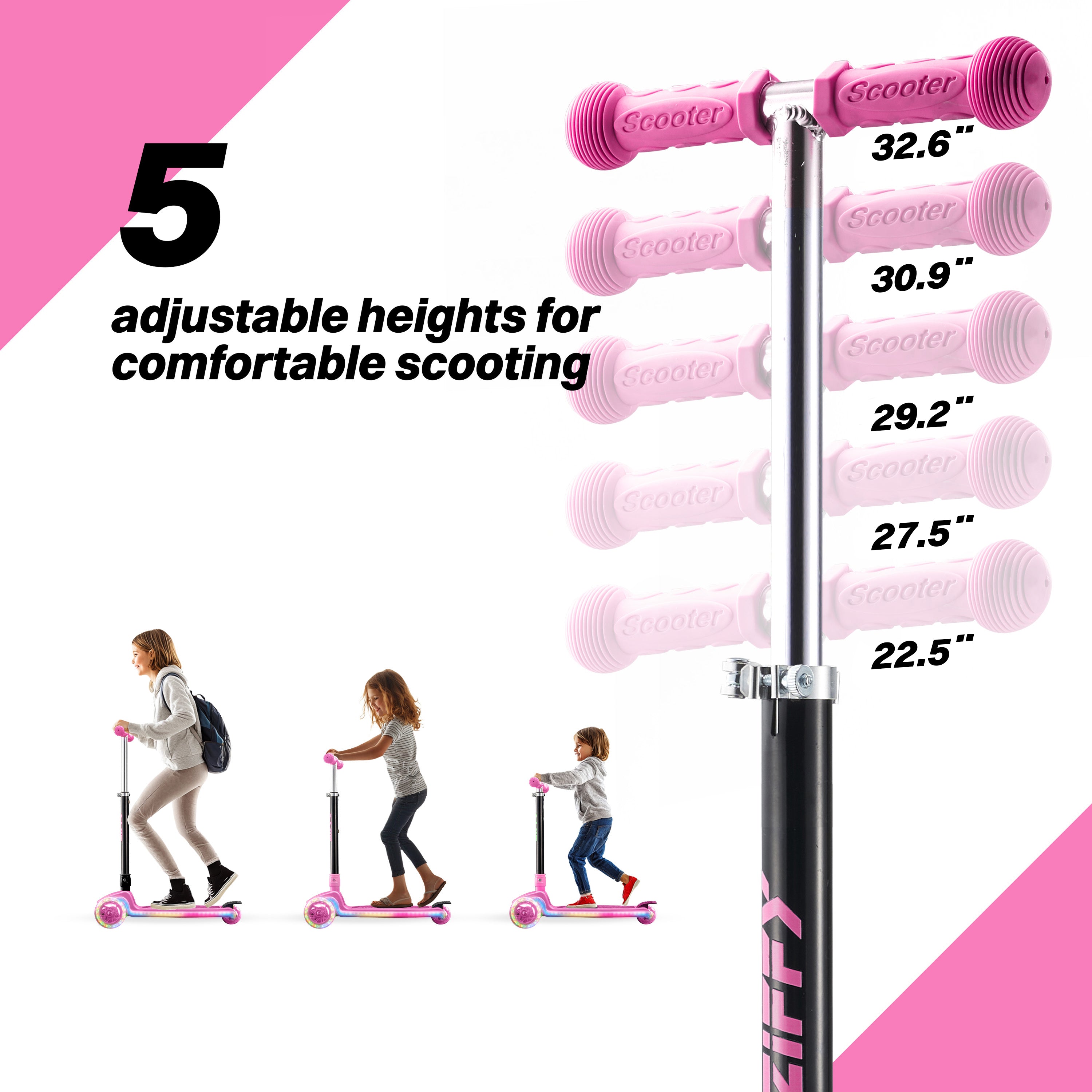 ZIFFY 3-Wheels Kick Scooter