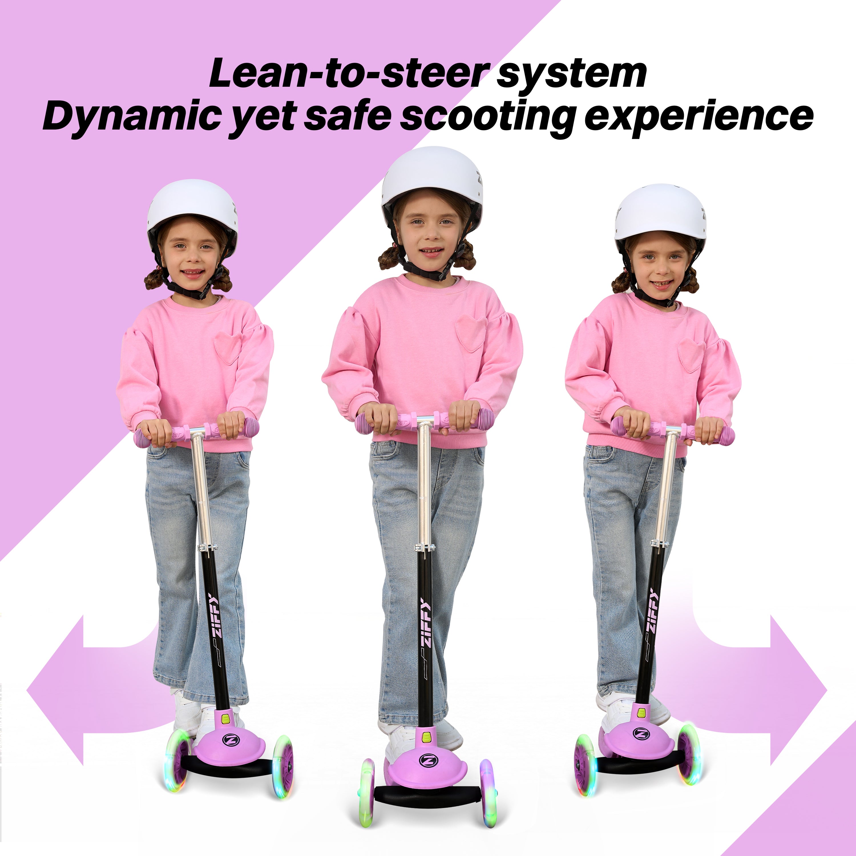 ZIFFY 3-Wheels Kick Scooter