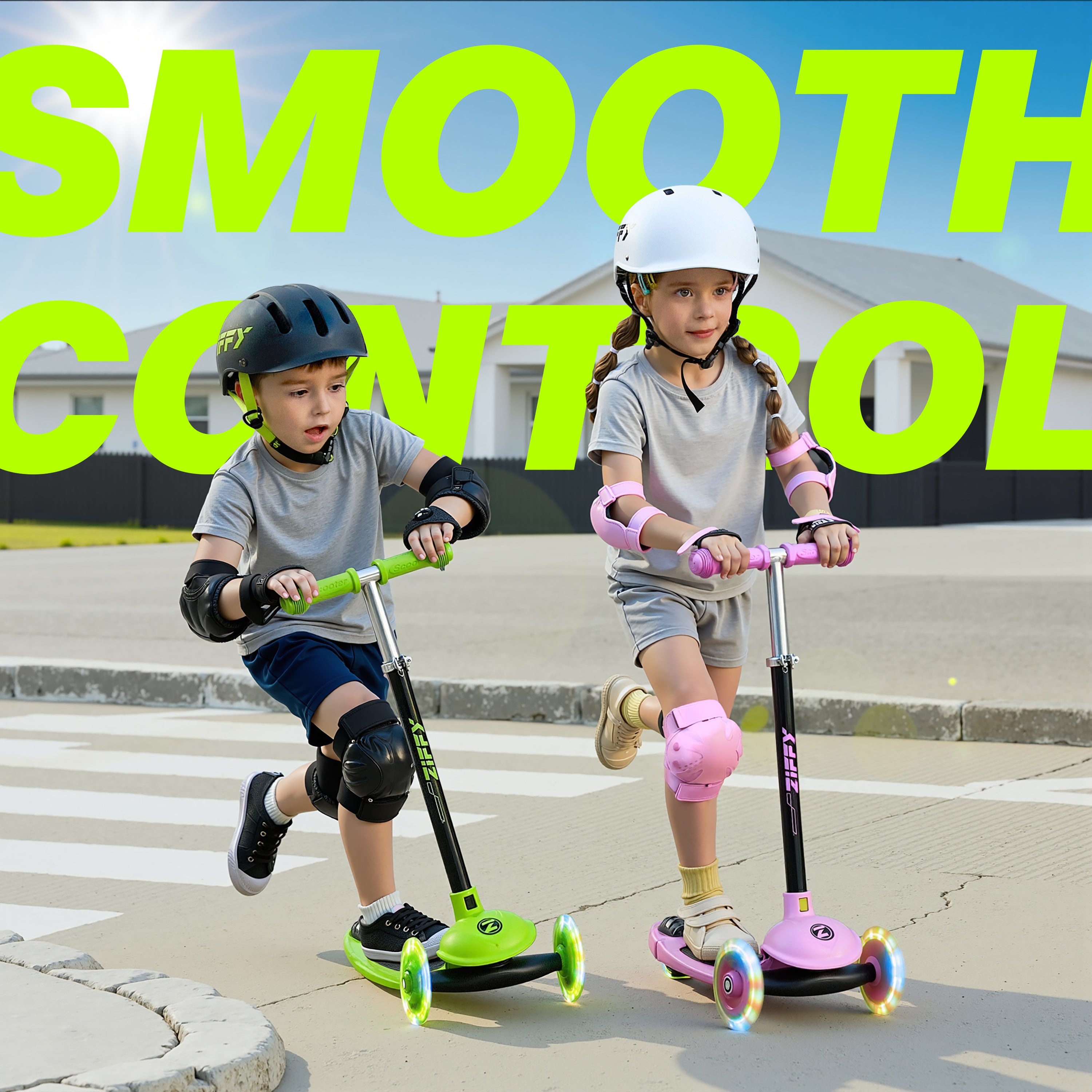 ZIFFY 3-Wheels Kick Scooter
