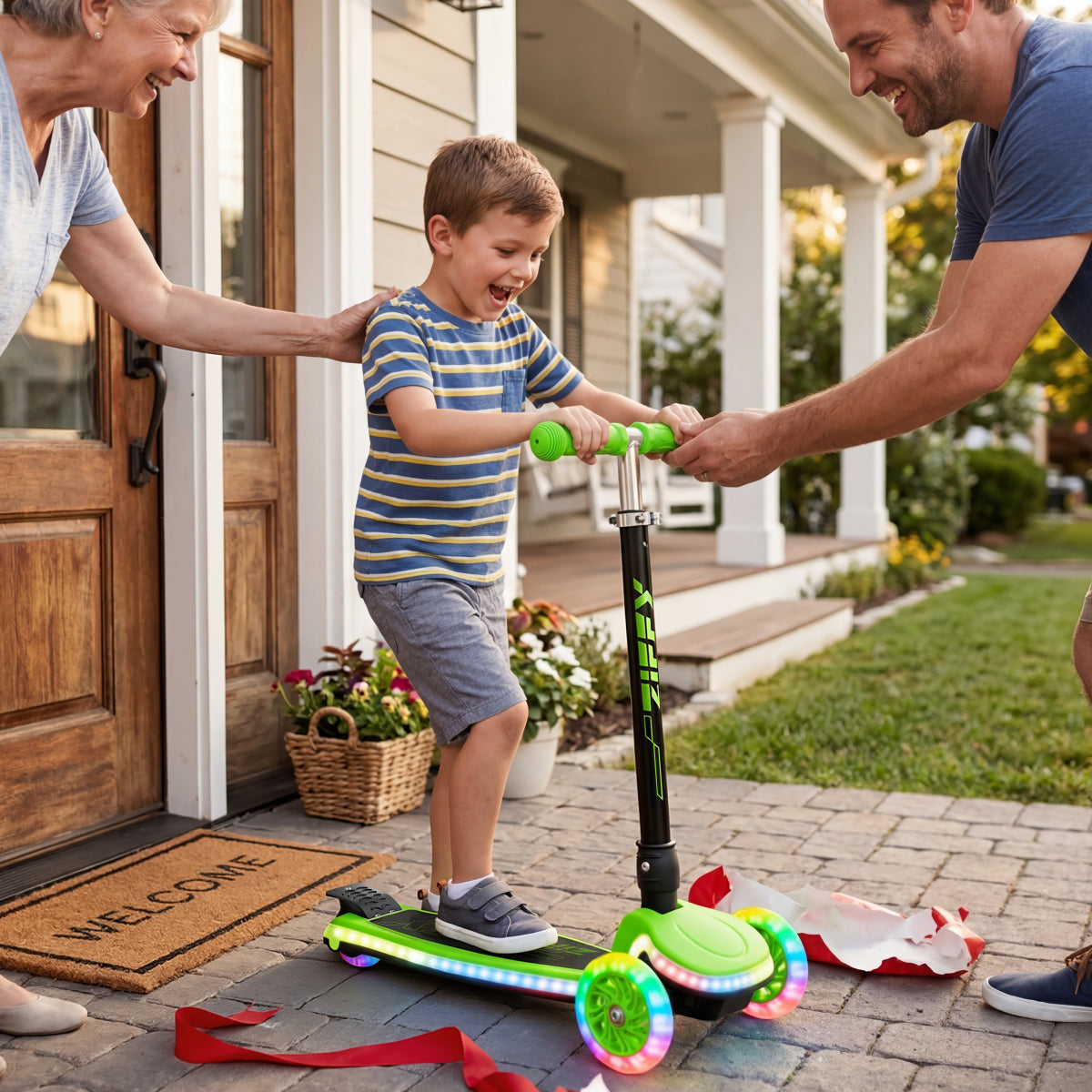 ZIFFY Light-Up Kids Scooter