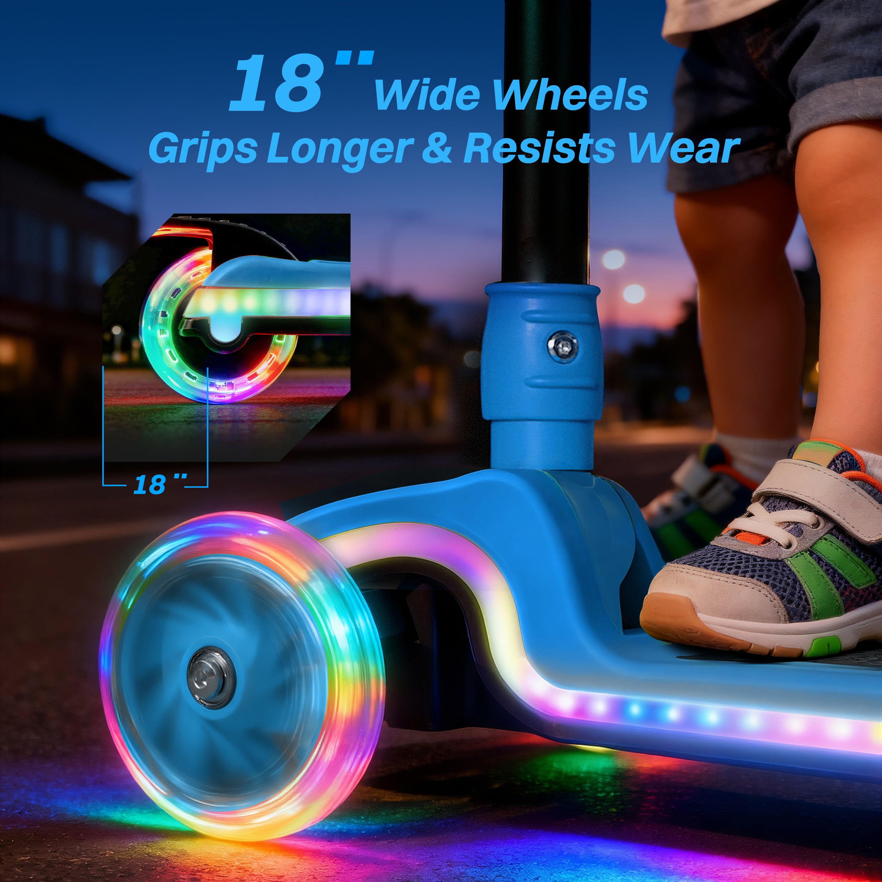 ZIFFY Light-Up Kids Scooter