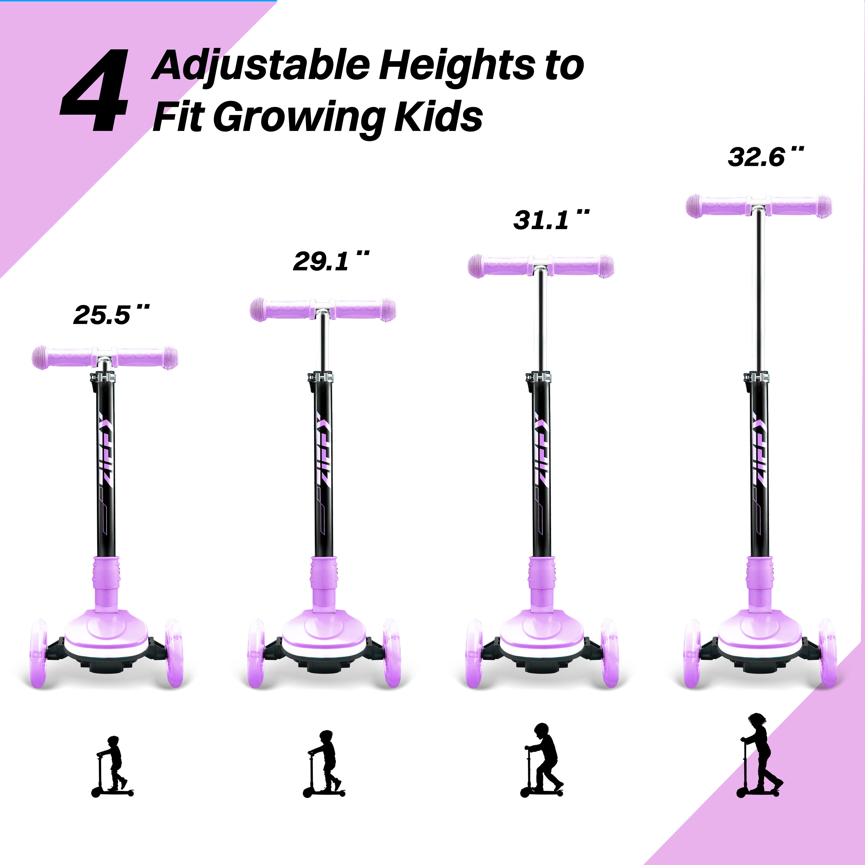ZIFFY Light-Up Kids Scooter