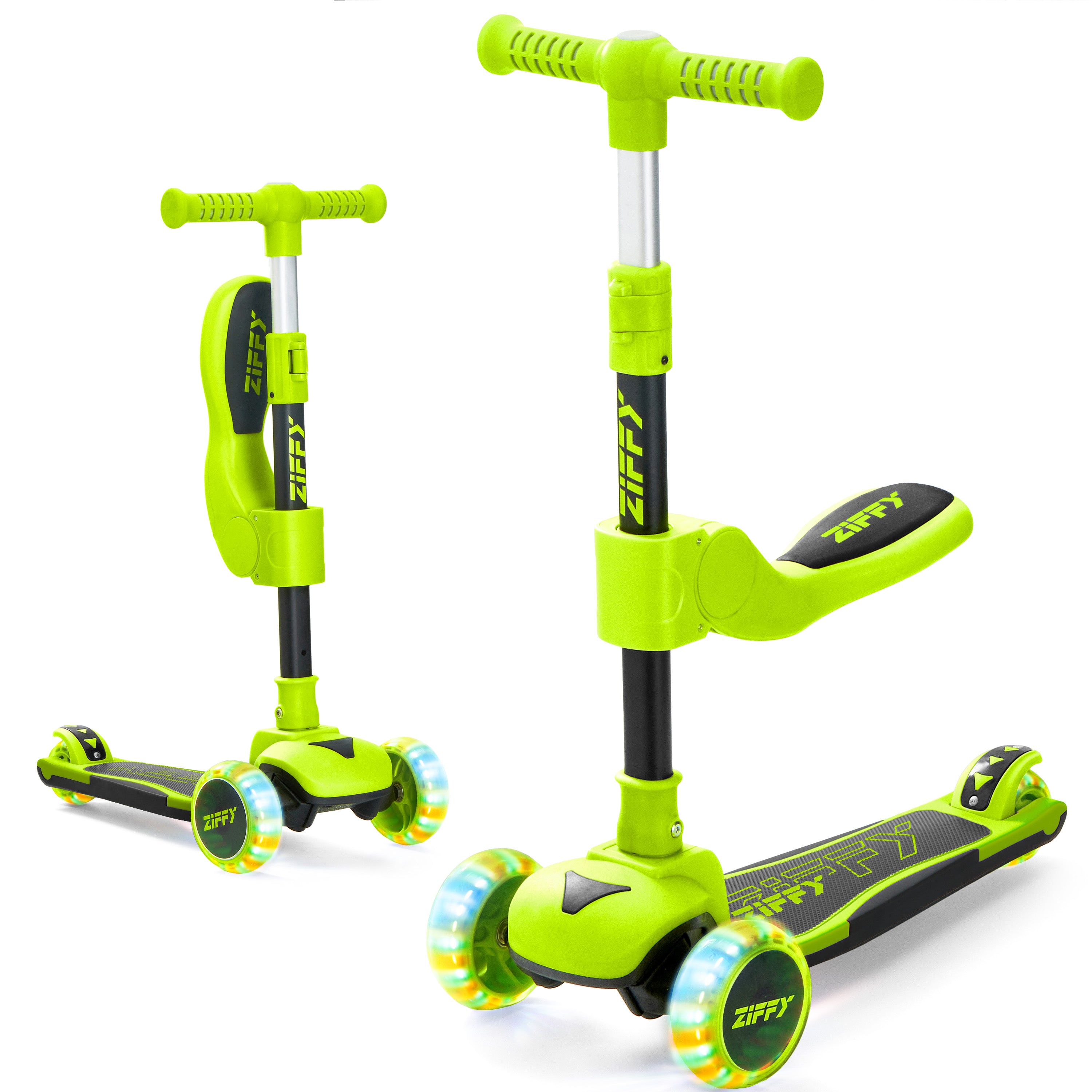 ZIFFY 2-in-1 Foldable Scooter
