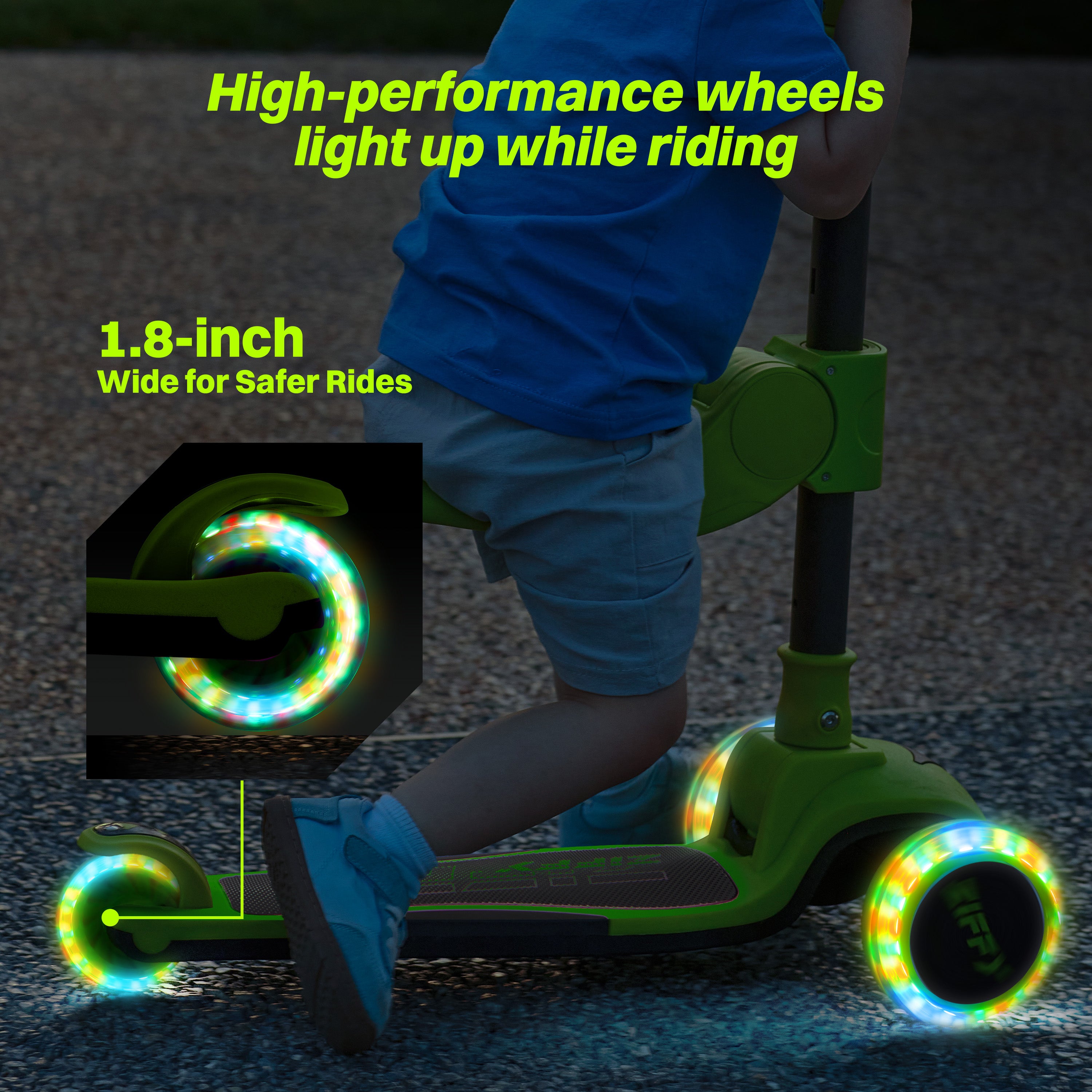 ZIFFY 2-in-1 Foldable Scooter