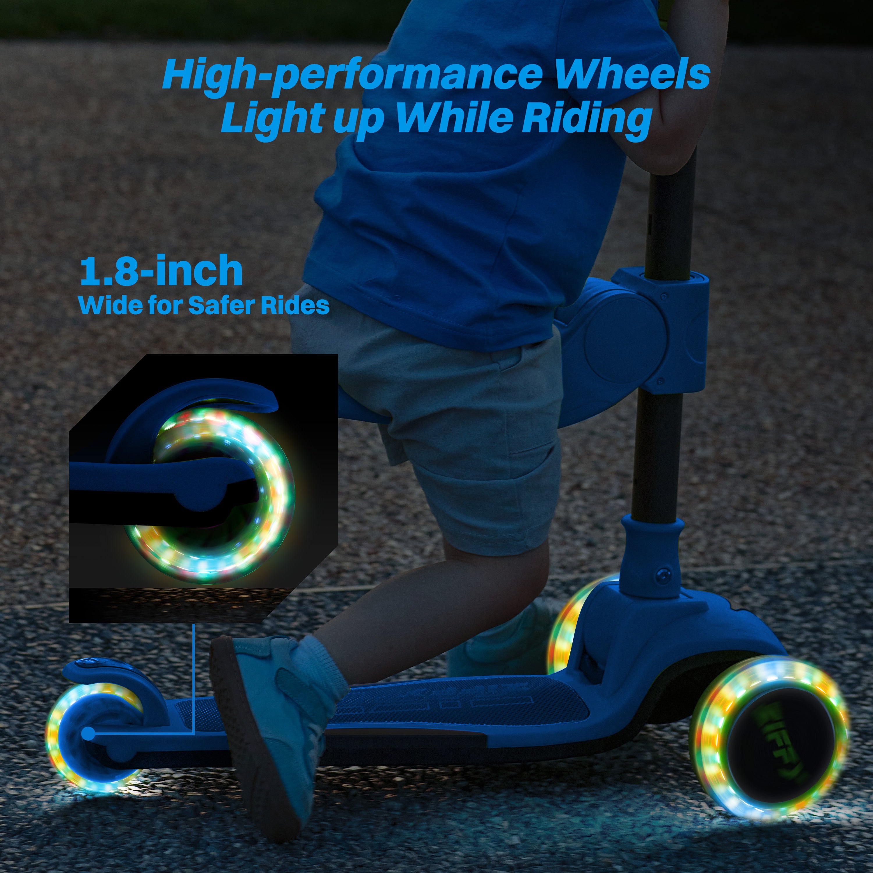 ZIFFY 2-in-1 Foldable Scooter