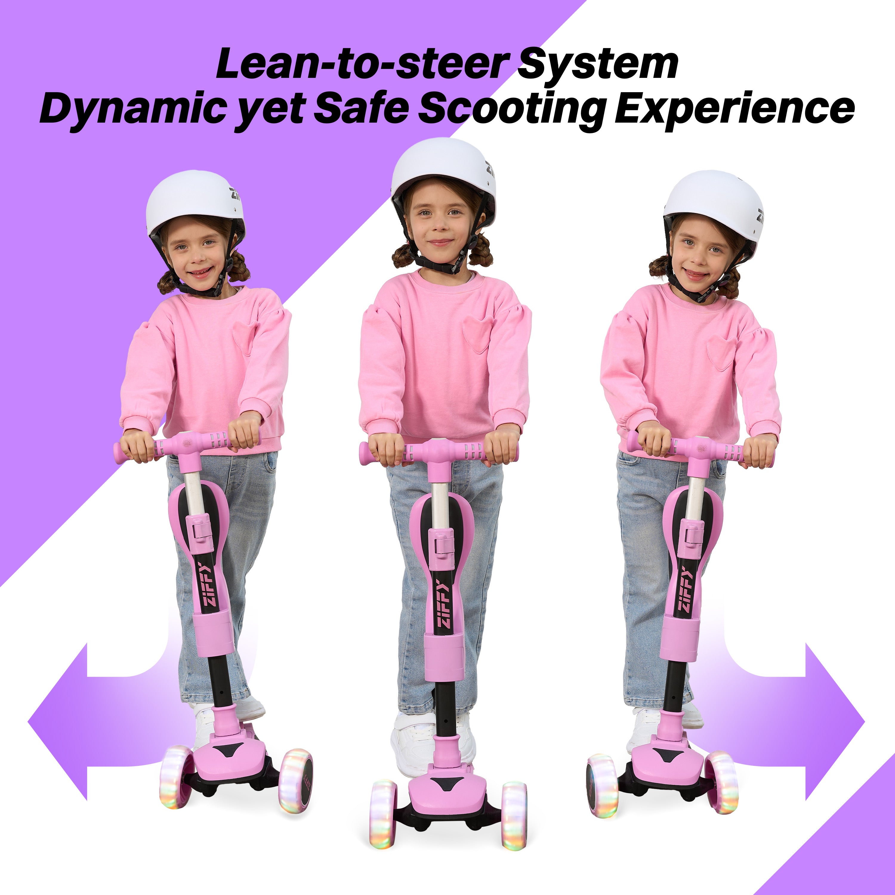 ZIFFY 2-in-1 Foldable Scooter