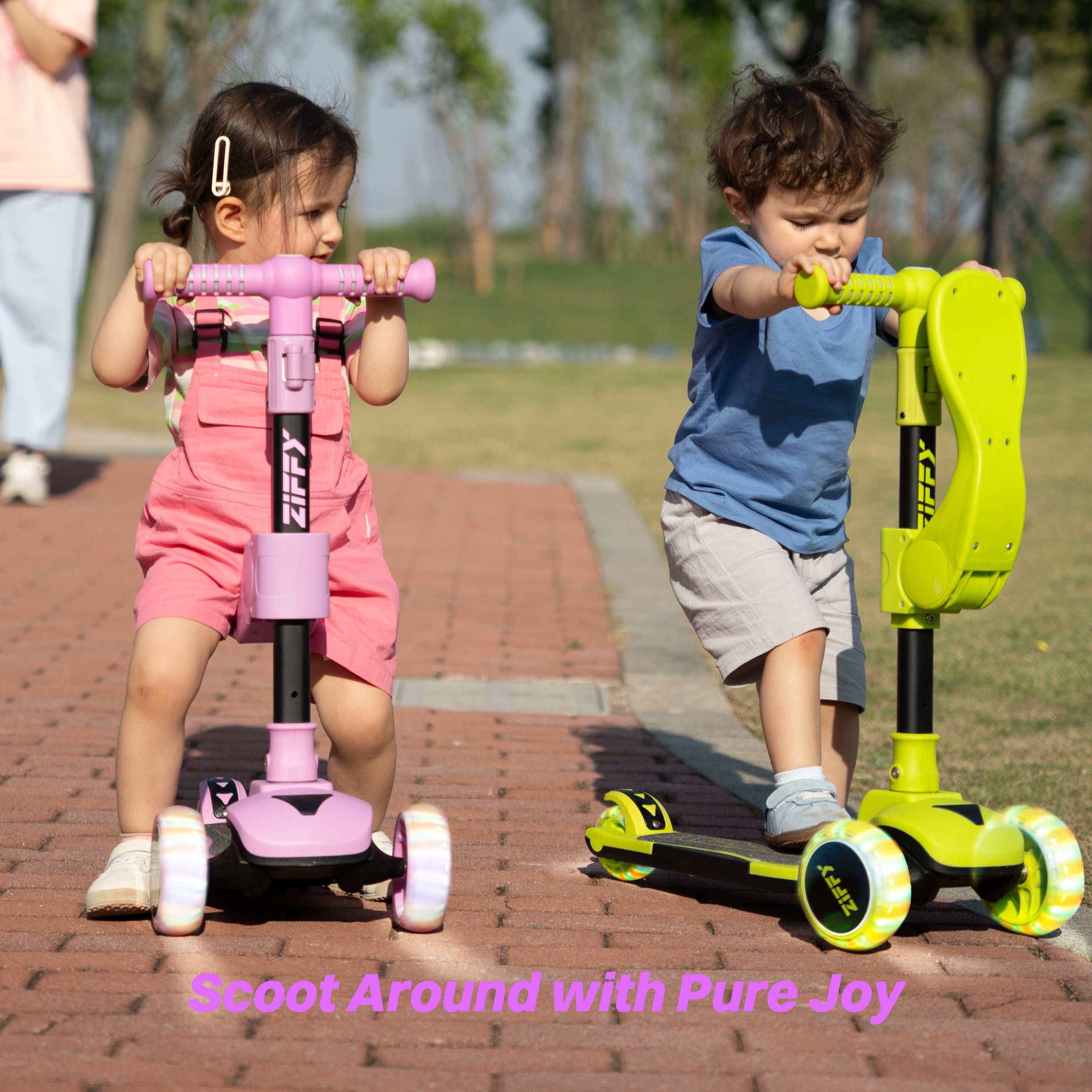 ZIFFY 2-in-1 Foldable Scooter