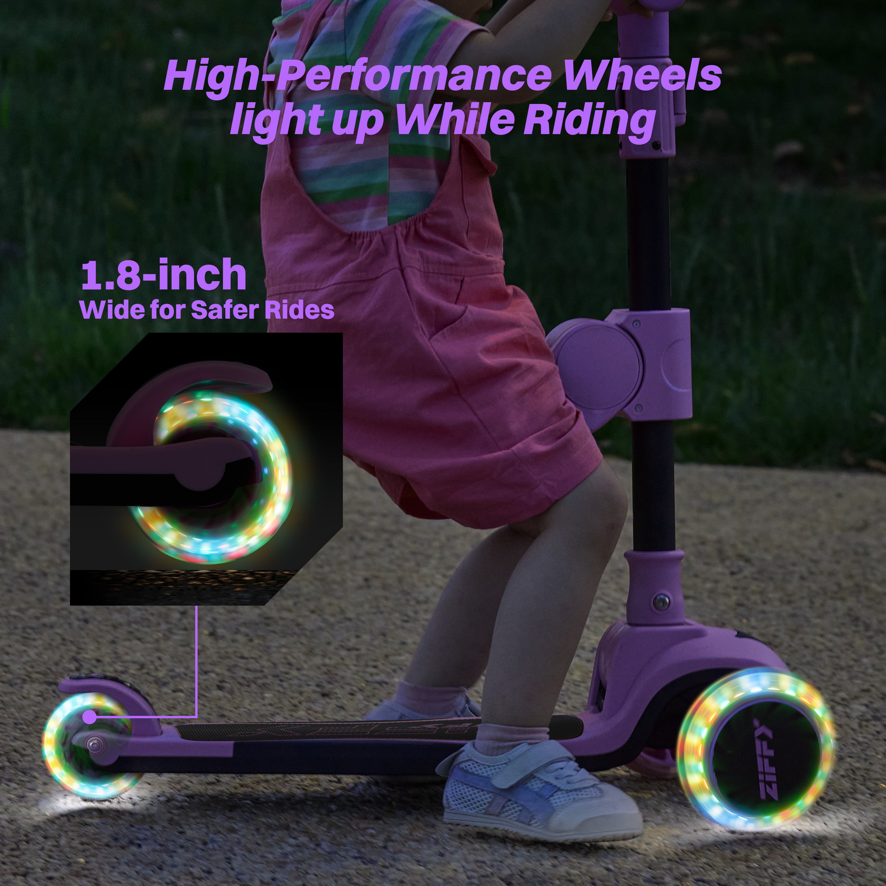 ZIFFY 2-in-1 Foldable Scooter