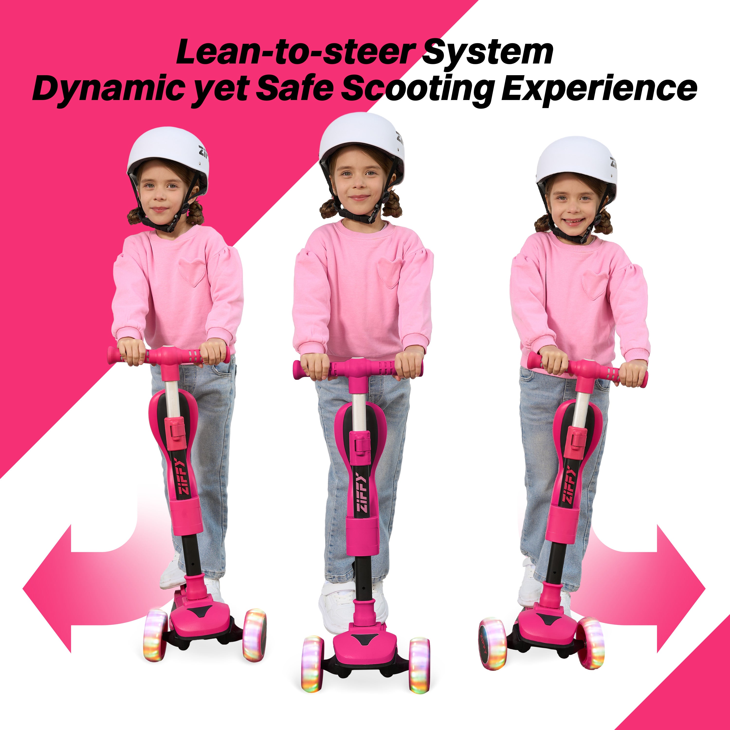 ZIFFY 2-in-1 Foldable Scooter