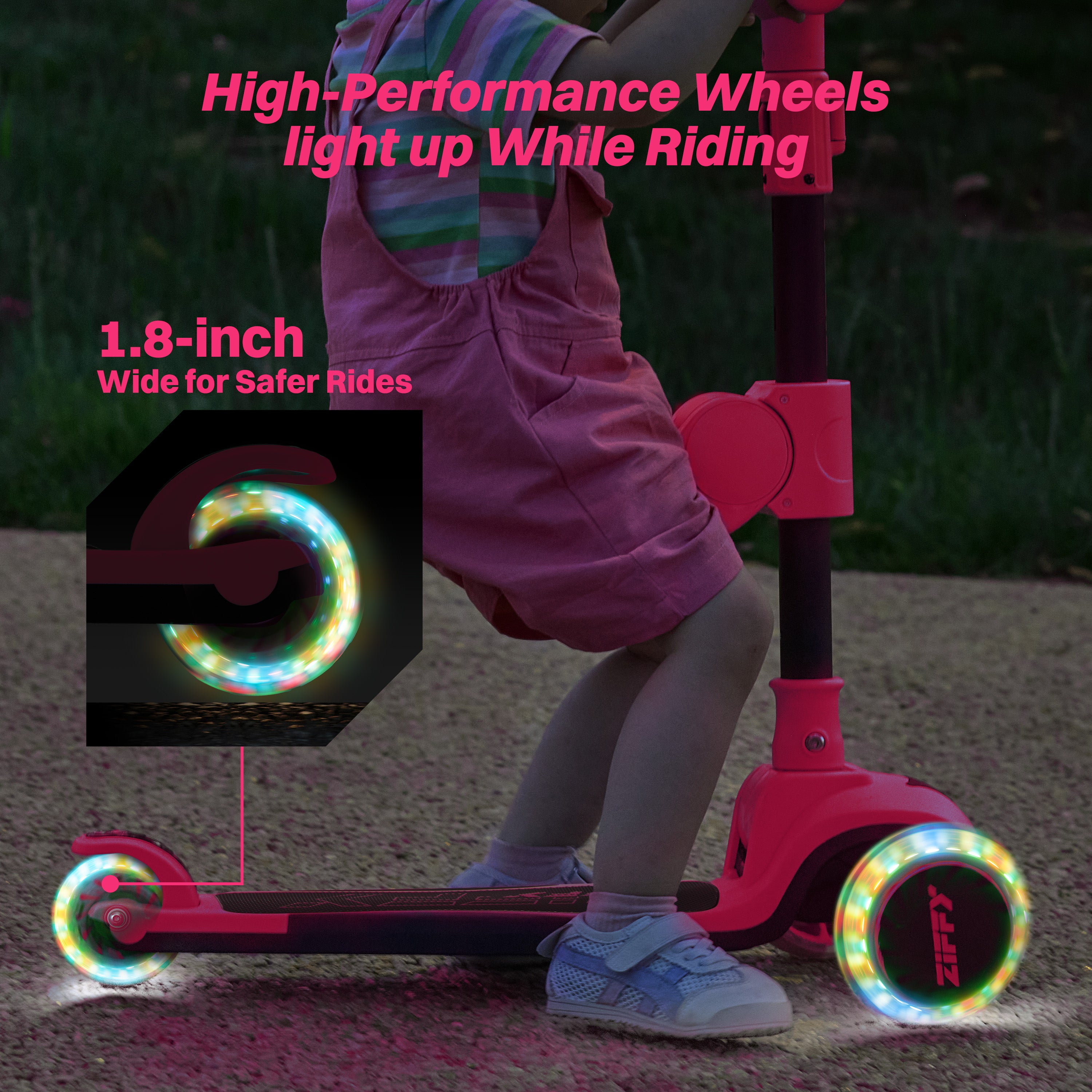 ZIFFY 2-in-1 Foldable Scooter