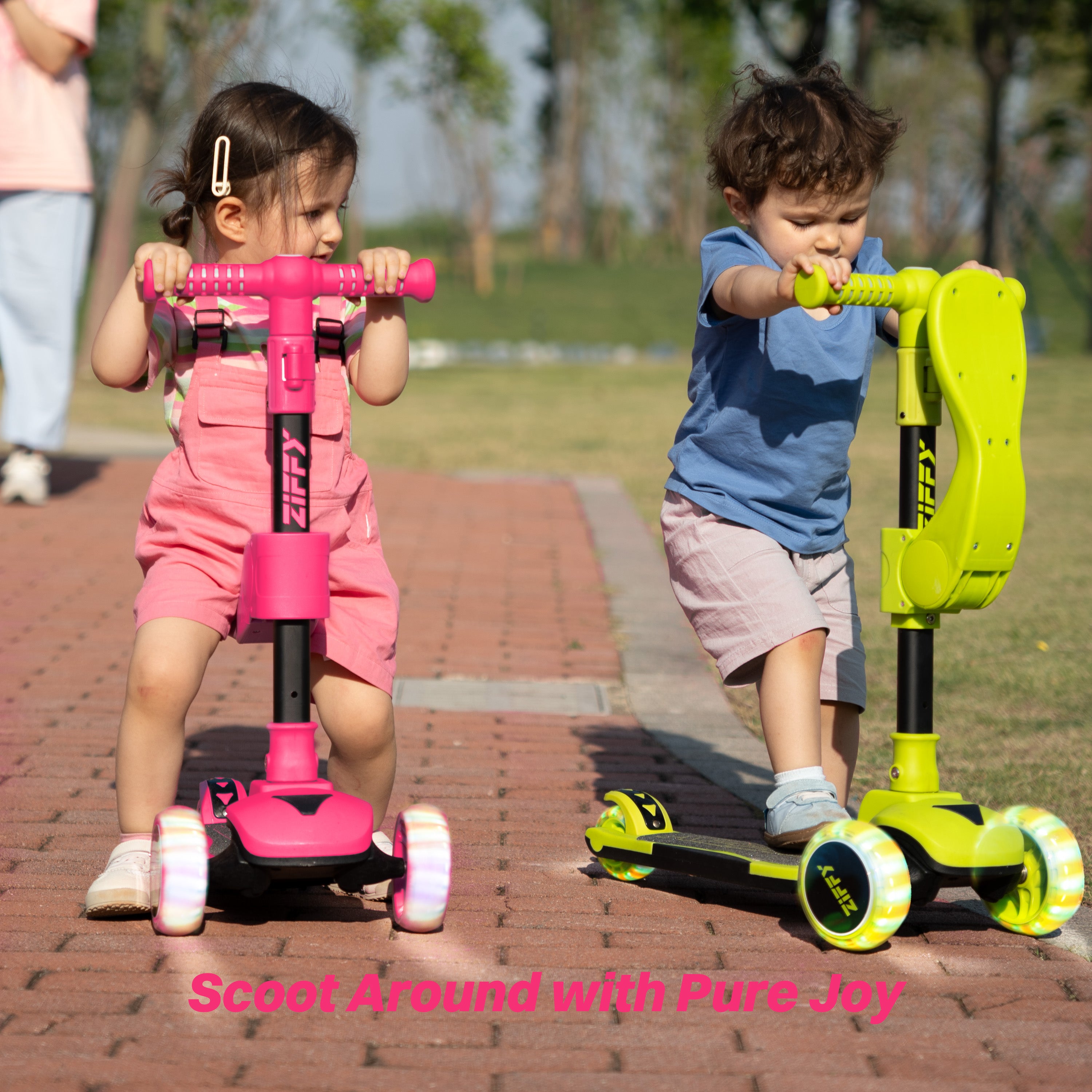 ZIFFY 2-in-1 Foldable Scooter