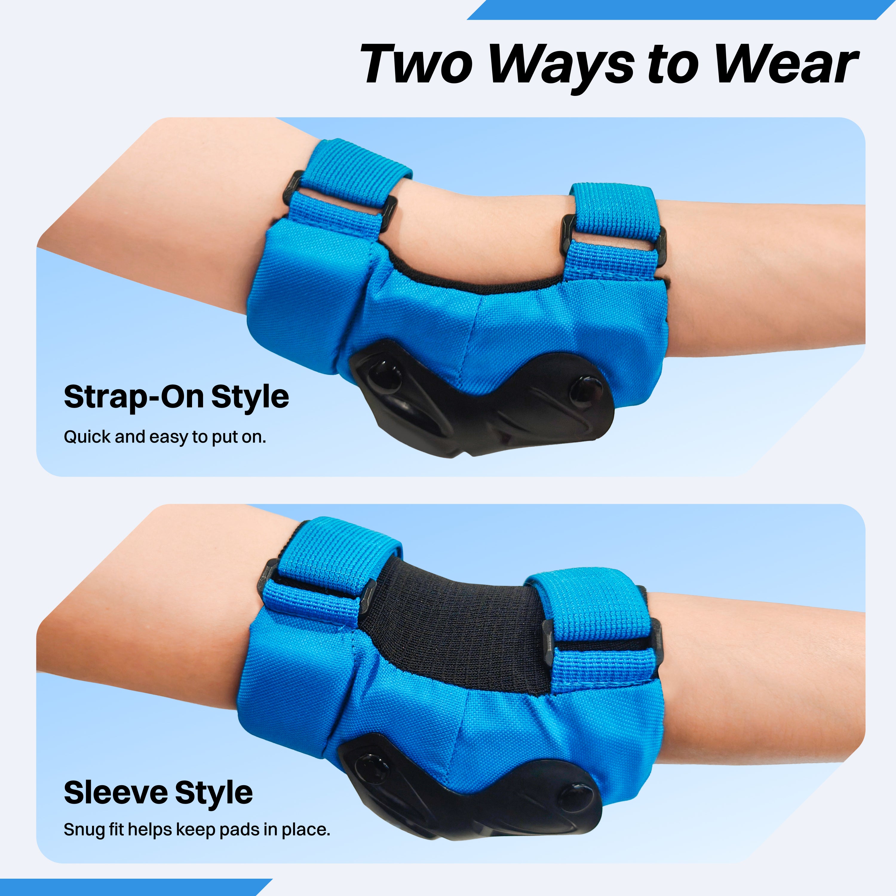ZIFFY Kids Protective Wrist, Elbow & Knee Pads